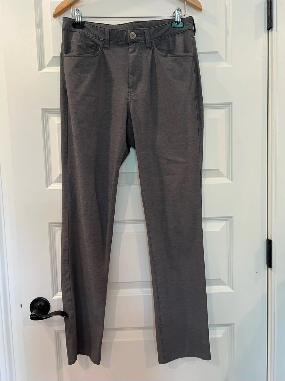 Ben Hogan Men’s Golf Pants 32x32 Gray Performance Straight Leg 5 Pocket